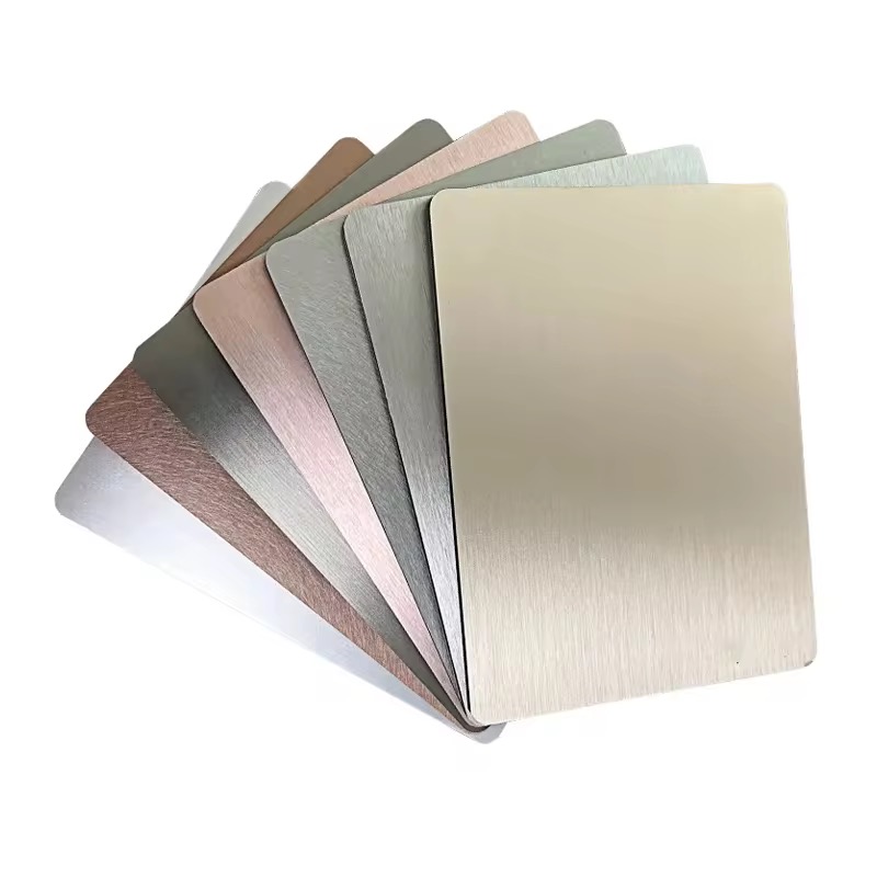 Metalen textuur antibotsingswandplaat